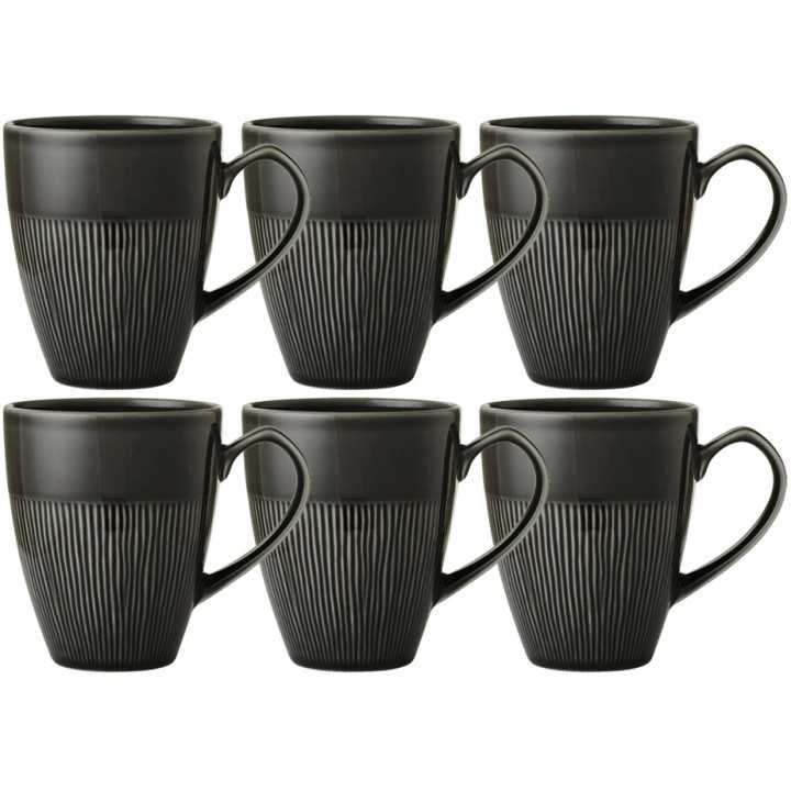 Colormix Krus 0,32L 6 stk. Antracitgrå Colormix Krus 0,32L 6 stk. Antracitgrå