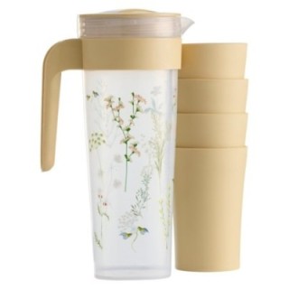 DAY Useful Everyday Jug incl. 4 glasses 40 cl yellow