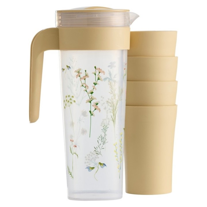 DAY Useful Everyday Jug incl. 4 glasses 40 cl yellow