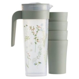 DAY Useful Everyday Jug Incl. 4 pcs Glasses 40 cl Green