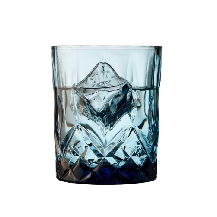 Lyngby Sorrento whisky glass 32 cl 4 pcs blue