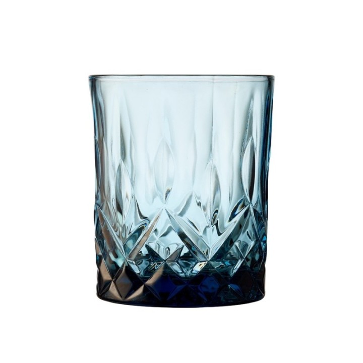 Lyngby Sorrento whisky glass 32 cl 4 pcs blue