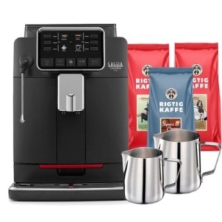 Gaggia Cadorna Plus Barista Espresso Machine Including Milk Pitchers & 3 kg Rigtig Kaffe