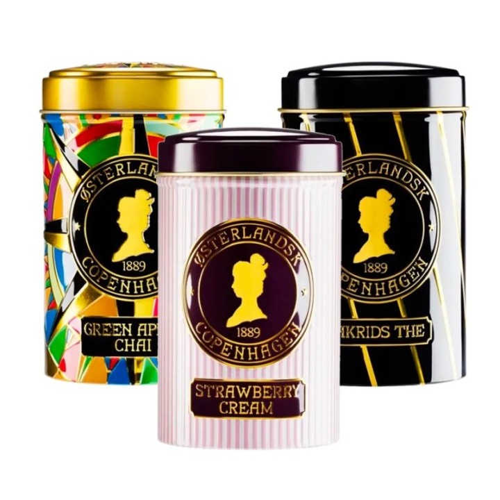 Østerlandsk Thehus Mix 3 x 125g Stawberry, Licorice & Green Apple Chai