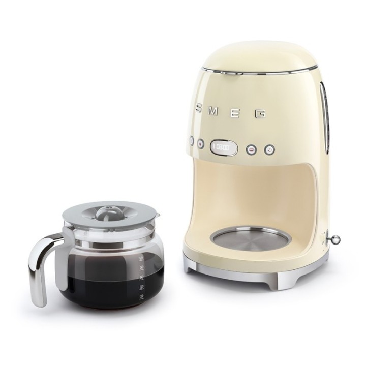 Smeg DCF02CREU Drip Coffee Machine Cream