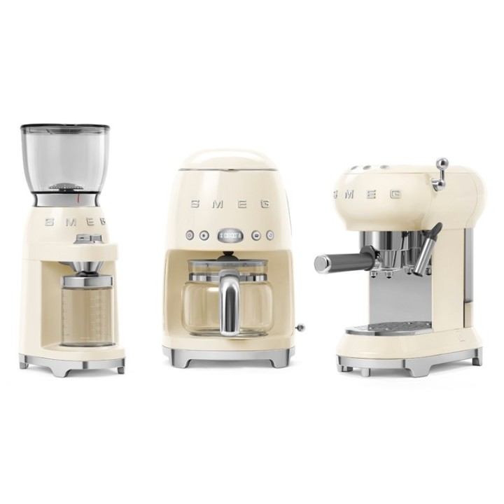 Smeg DCF02CREU Drip Coffee Machine Cream