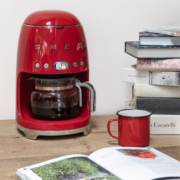 Smeg DCF02RDEU Drip Coffee Maker Red