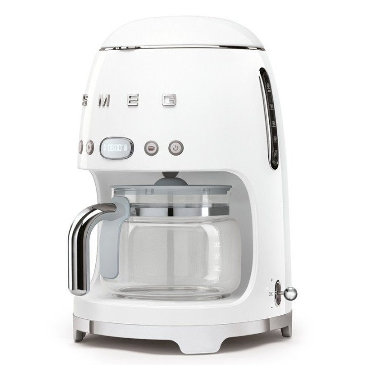 Smeg DCF02WHEU Drip Coffee Maker White