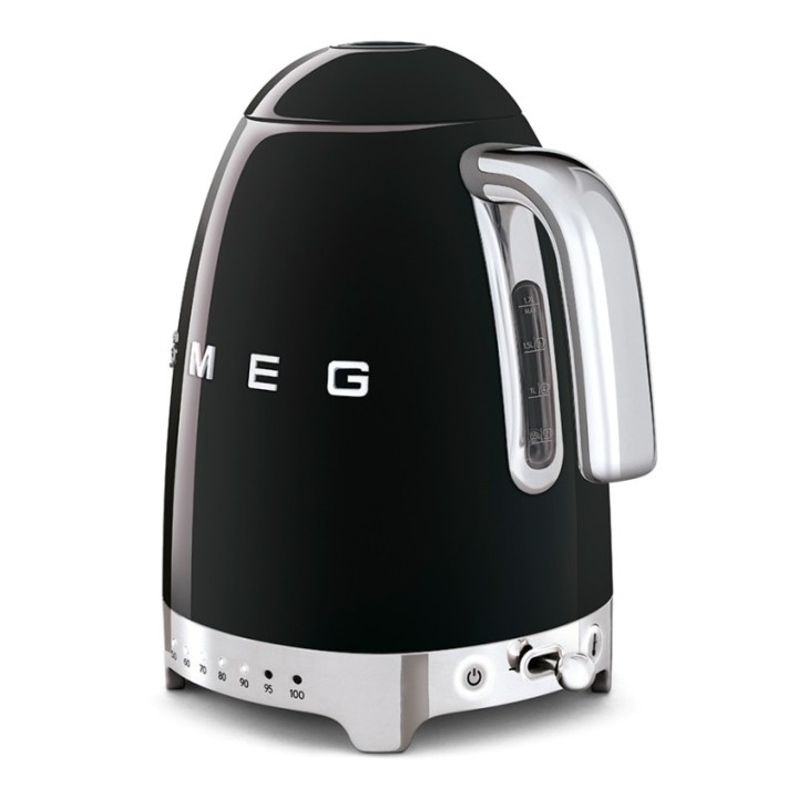 Smeg KLF04BLEU Electric kettle with temperature control 1.7L Black