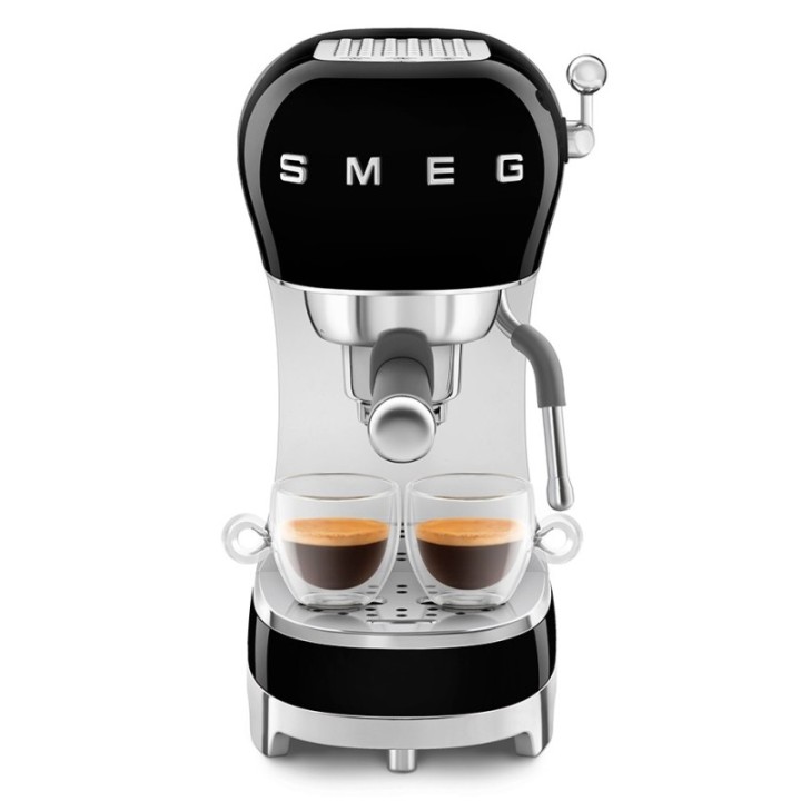 Smeg ECF02BLEU Espresso Machine Black