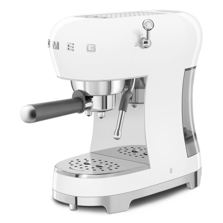 Smeg ECF02WHEU Espresso machine White