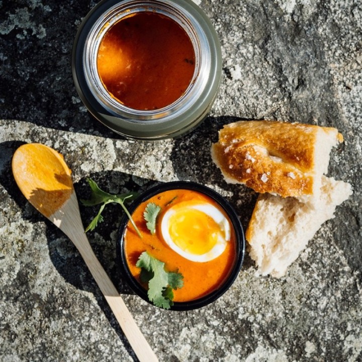 Thermos Food thermos bottle 0.47 L Dark red