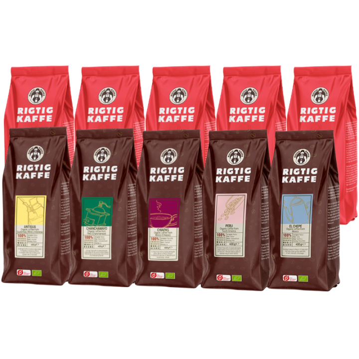 Rigtig Kaffe Mix pack 5.7 kg Whole coffee beans
