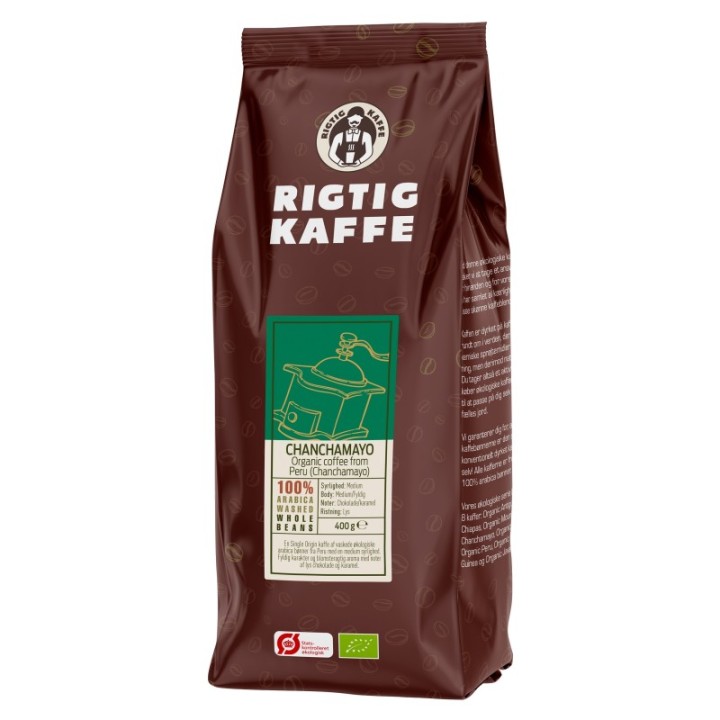 Rigtig Kaffe Organic Chanchamayo 15x400g Whole coffee beans