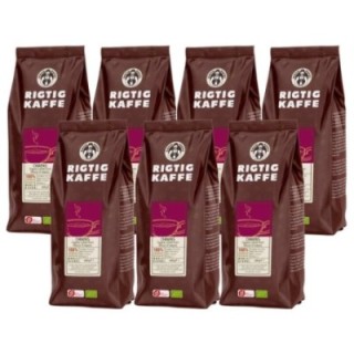 Rigtig Kaffe Organic Chiapas 7x400g Whole coffee beans