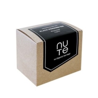 NUTE Black Morning Tea Organic Tea Bags 10 bags
