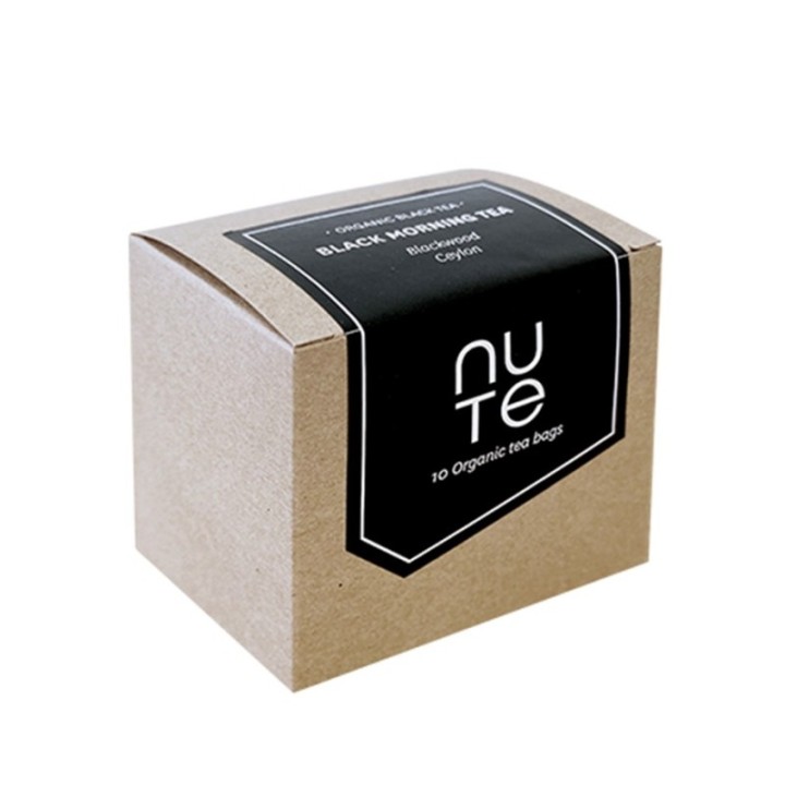 NUTE Black Morning Tea Organic Tea Bags 10 bags