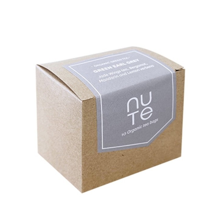 NUTE Green Earl Grey Organic Tea Bags 10 pcs