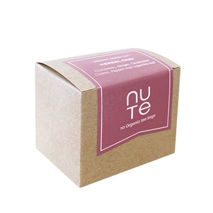 NUTE Herbal Chai Organic Tea Bags 10 bags