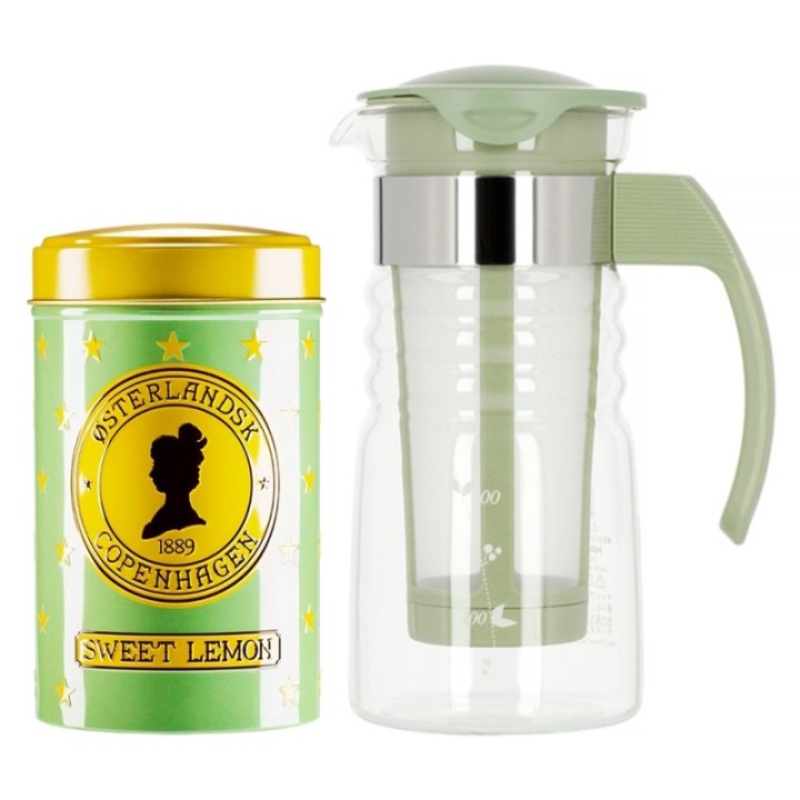 Hario Mizudashi Tea Brewer Mini 0.7 L Incl. Østerlandsk Thehus Sweet Lemon