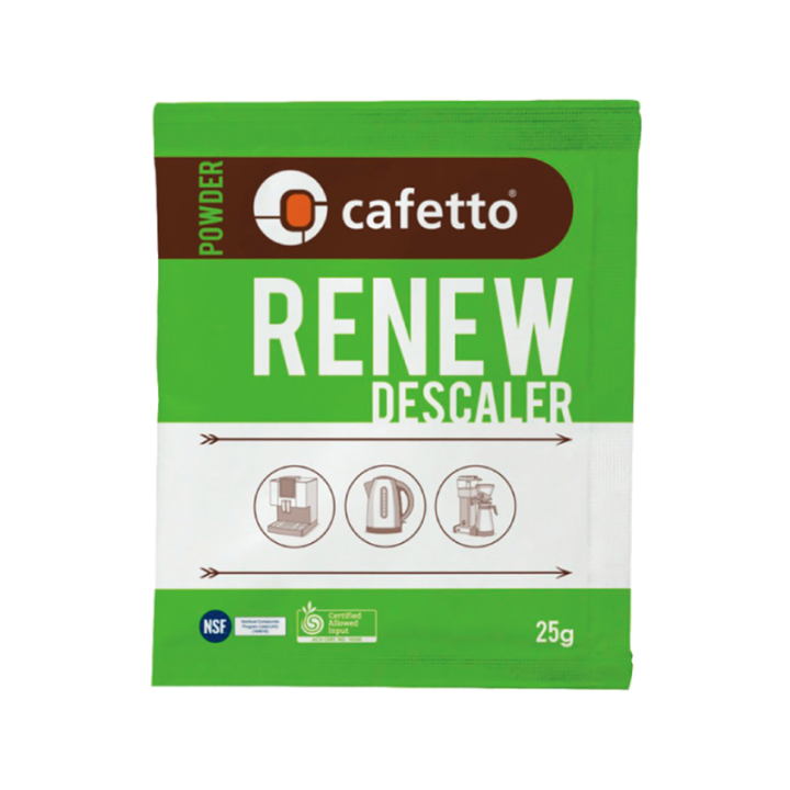 Cafetto Renew Organic Descaling Powder 4x25g