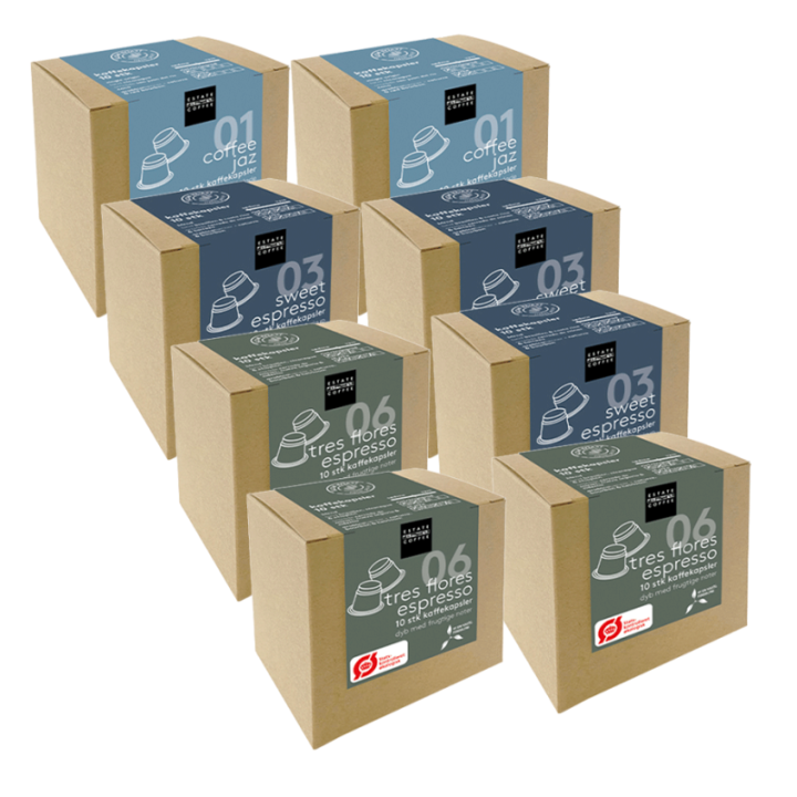 Estate Coffee Coffee capsules 8x10 pieces
