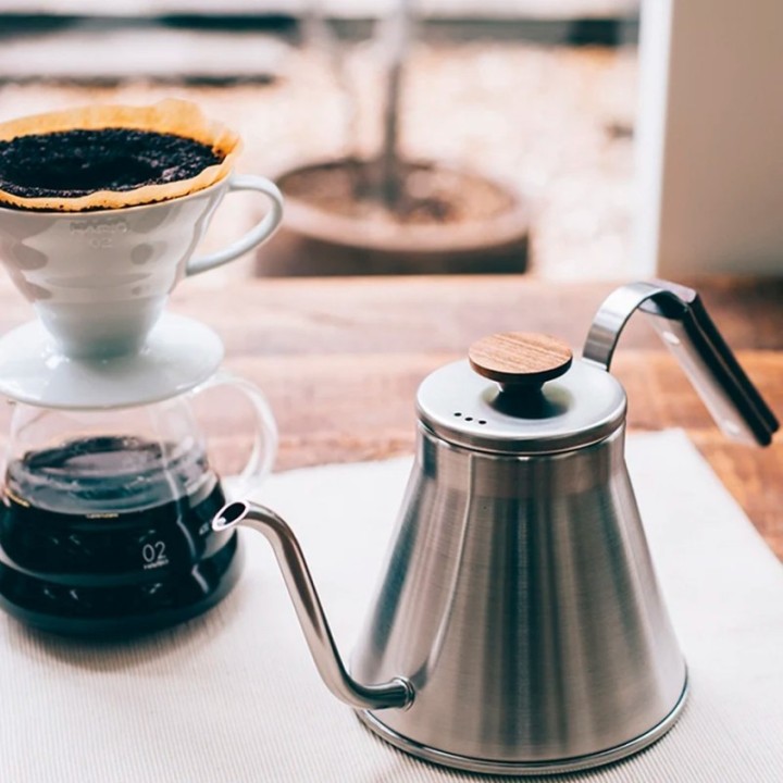 Hario V60 Kettle Steel/Wood 0.8 L