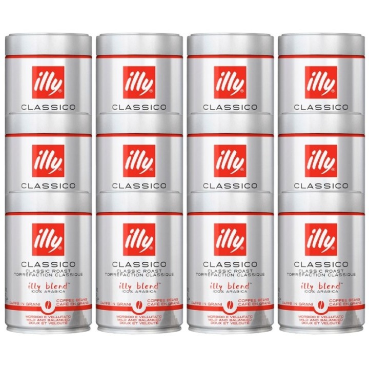 Illy Espresso Classico 12x250g Whole coffee beans