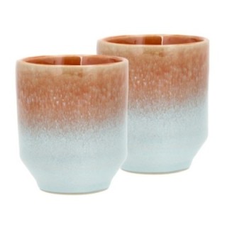 Villa Collection Styles Mugs 18 cl 2 pcs Blue/Amber