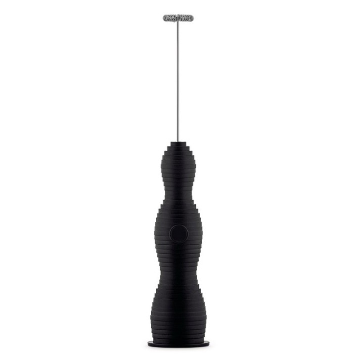 Alessi Pulcina Milk Frother Black