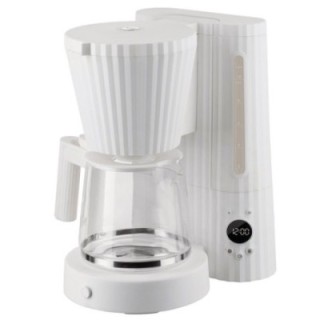 Alessi Plissé Coffee Machine White