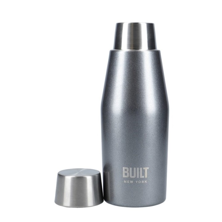 BUILT Perfect Seal Thermos Bottle 0.33 L Charcoal