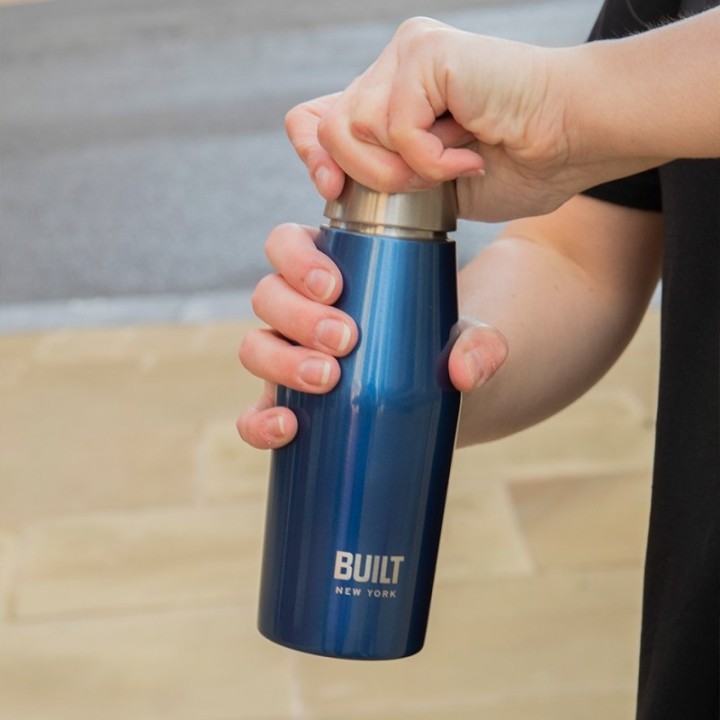 BUILT Perfect Seal Thermos Bottle 0.33 L Midnight Blue