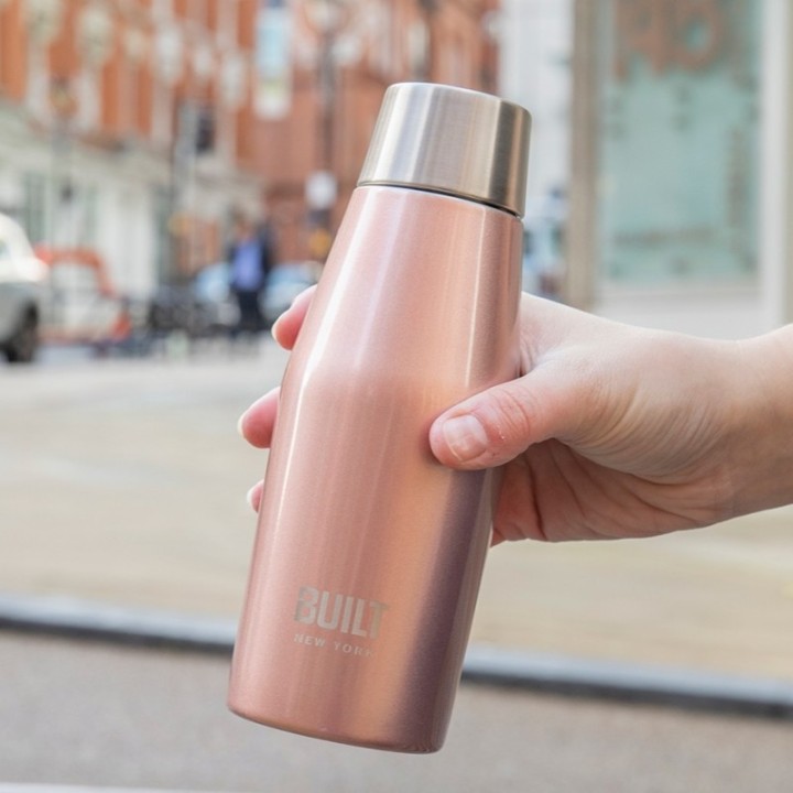 BUILT Perfect Seal Insulated Bottle 0.33 L Rose Gold