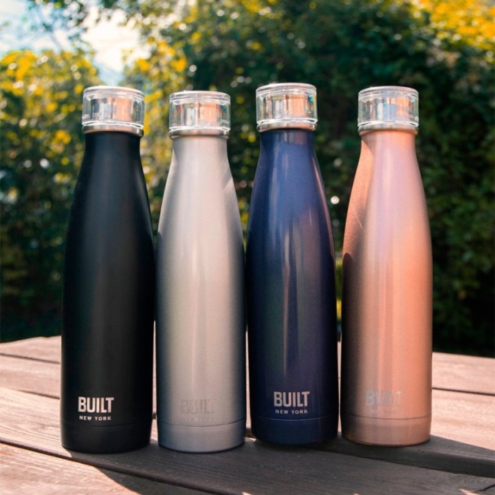 BUILT Perfect Seal Thermos Bottle 0.5 L Midnight Blue