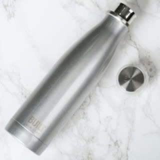 BUILT Perfect Seal Thermos Bottle 0.5 L Silver