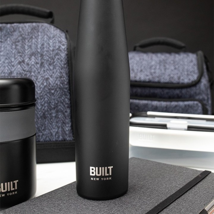 BUILT Perfect Seal Insulated Bottle 0.54 L Black