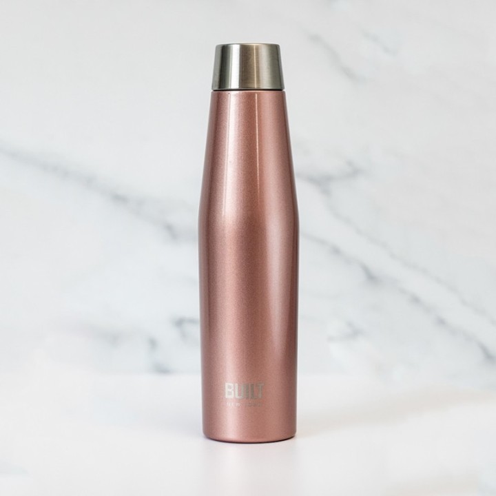 BUILT Perfect Seal Thermos Bottle 0.54 L Rose Gold