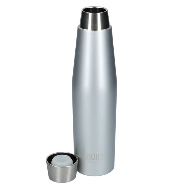 BUILT Perfect Seal Insulated Bottle 0.54 L Silver