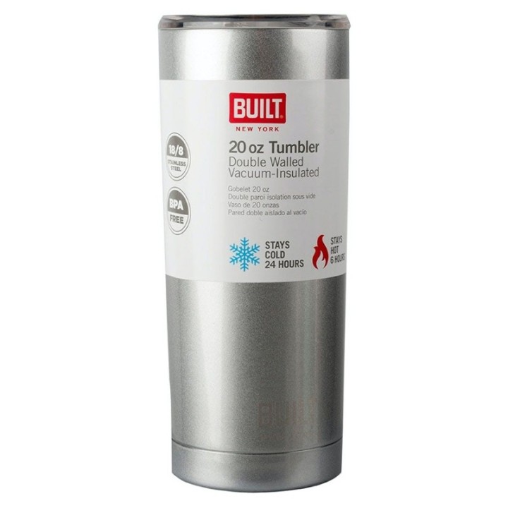 BUILT Perfect Seal Travel Mug 0.59 L Silver