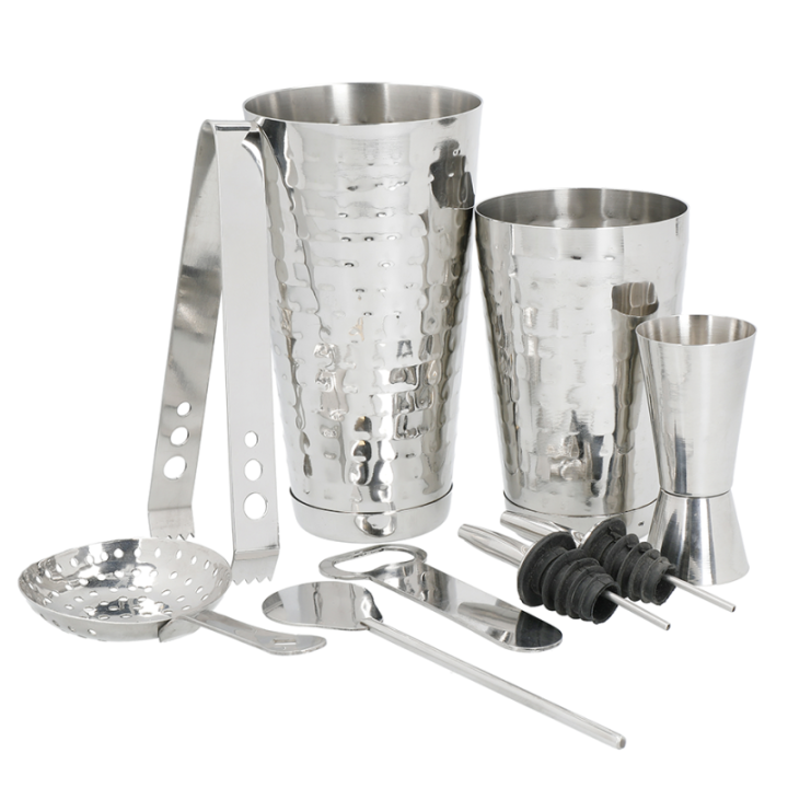 BarCraft Boston Bar Set 8-Piece Steel