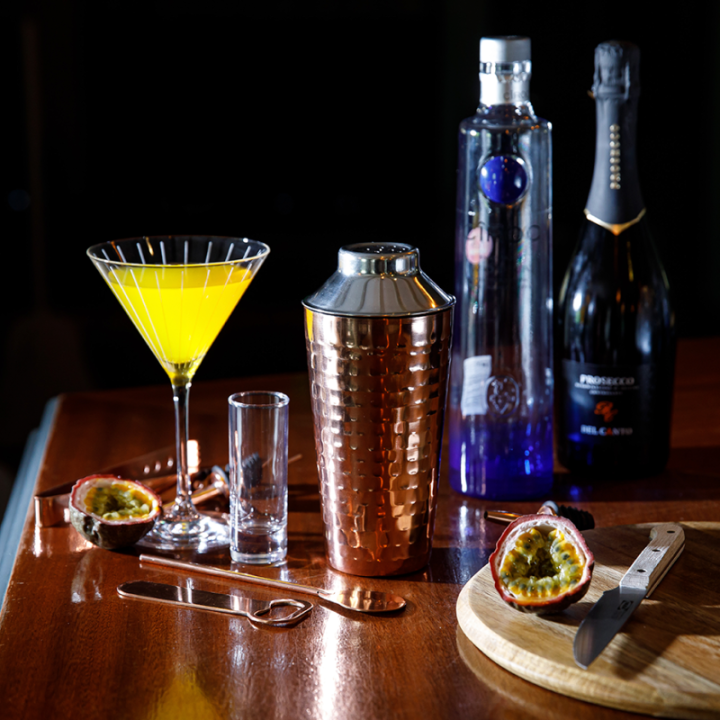 BarCraft Bar set 7-piece Copper