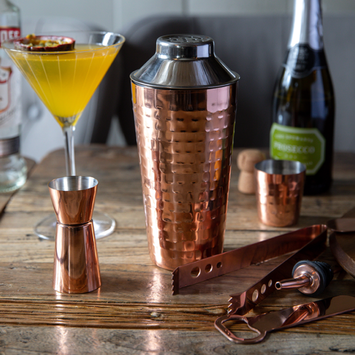 BarCraft Bar set 7-piece Copper