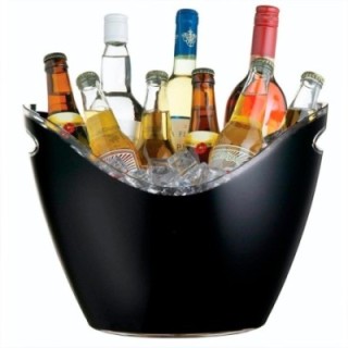 BarCraft Black Wine Cooler
