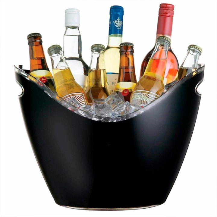 BarCraft Black Wine Cooler
