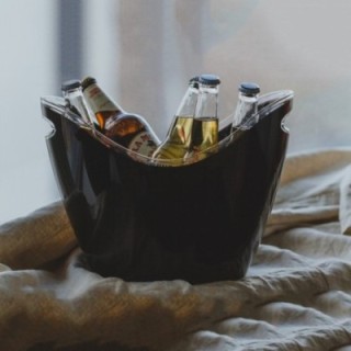 BarCraft Black Wine Cooler