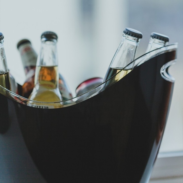 BarCraft Black Wine Cooler