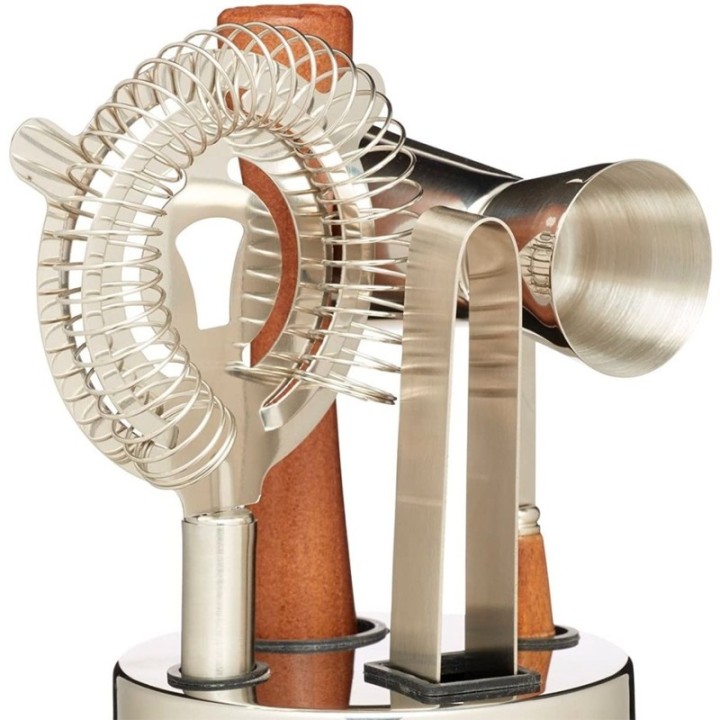 BarCraft Bar set 5-piece Gold