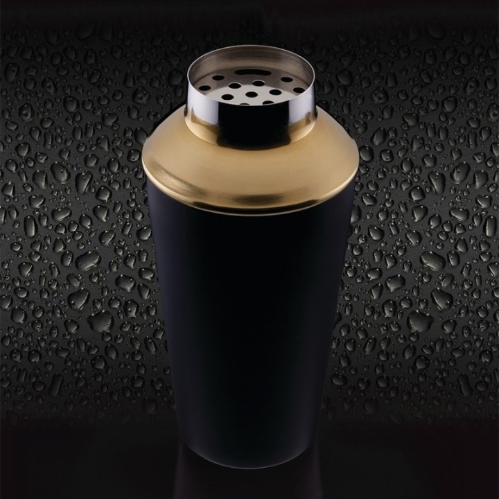 BarCraft Bar Set 3-Piece Black/Gold