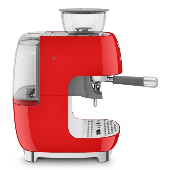 Smeg EGF03RDEU Manual espresso machine Incl. grinder Red